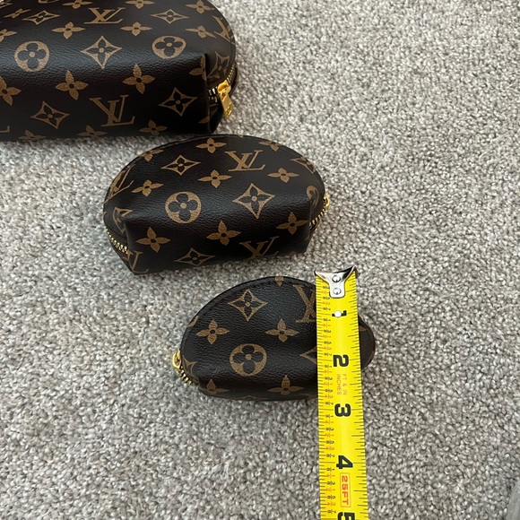 BACK IN STOCK!! NEW SET OF 4 DESIGNER INSPIRED MAKEUP BAGS COSMETIC BAGS POUCHES - Picture 16 of 16